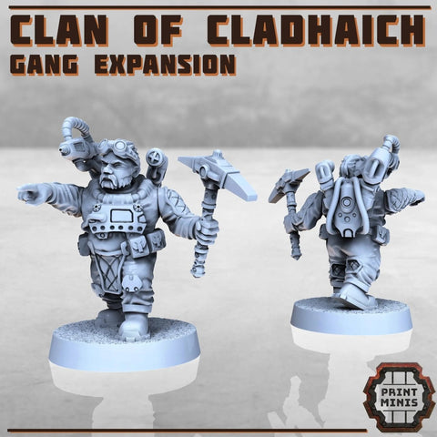 Clan of Cladhaich - Expansion Gang - HamsterFoundry - Print Minis