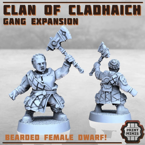 Clan of Cladhaich - Expansion Gang - HamsterFoundry - Print Minis