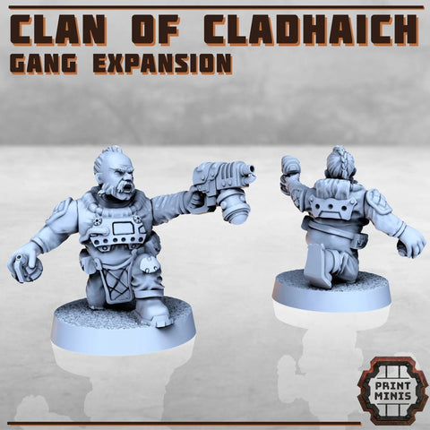 Clan of Cladhaich - Expansion Gang - HamsterFoundry - Print Minis
