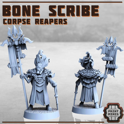Corpse Reaper - Bone Scribe - HamsterFoundry - Print Minis