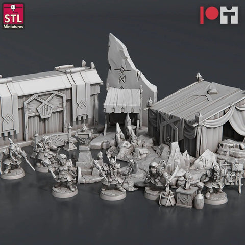 Dwarf Camp Set - HamsterFoundry - HamsterFoundry