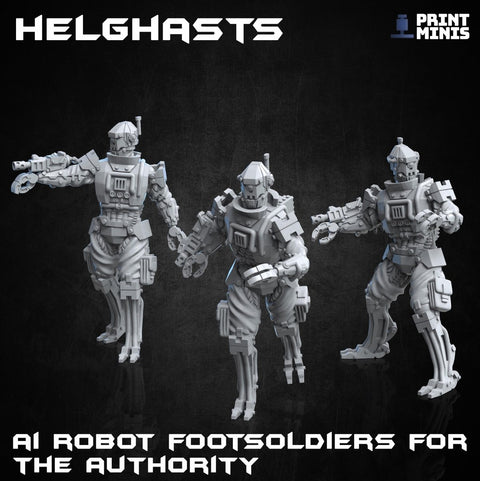 Helghast - Robot footsoldiers - HamsterFoundry - HamsterFoundry