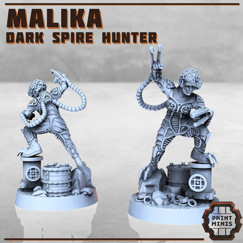 Dark Spire Hunters - Malika Print Minis