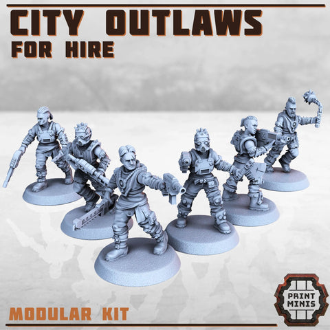 City Outlaws bundle Print Minis