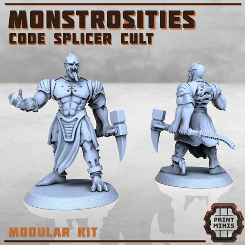 Monstrosites Code Splicer Cult Print Minis