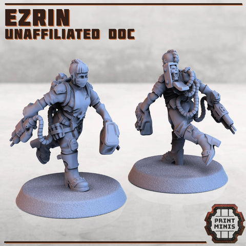 Erin - Unaffiliated Doctor female Print Minis