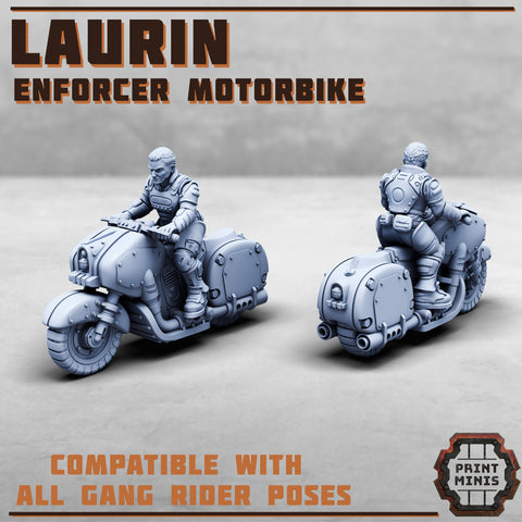 Laurin - Enforcer Motorbike with rider