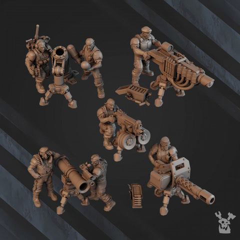 Green Hell Division - Heavy Fire Support Squad