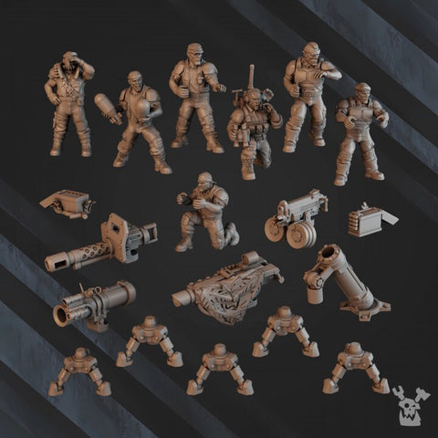 Green Hell Division - Heavy Fire Support Squad