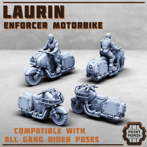 Laurin - Enforcer Motorbike with rider