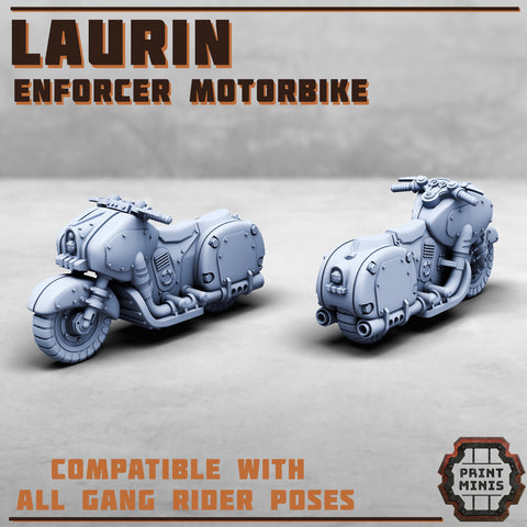 Laurin - Enforcer Motorbike with rider