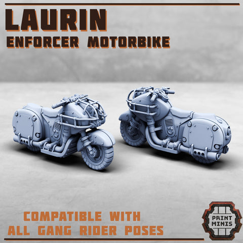 Laurin - Enforcer Motorbike with rider