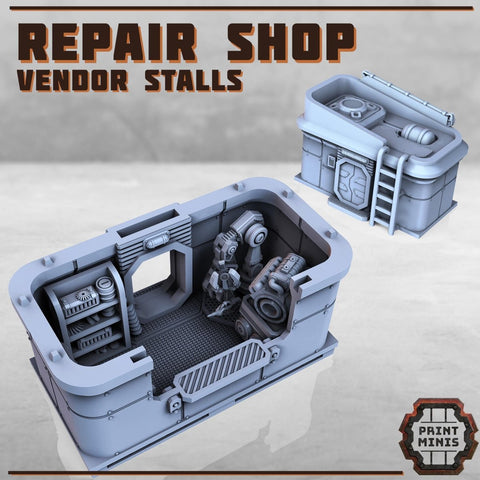 Market Vendor Stalls - HamsterFoundry - HamsterFoundry