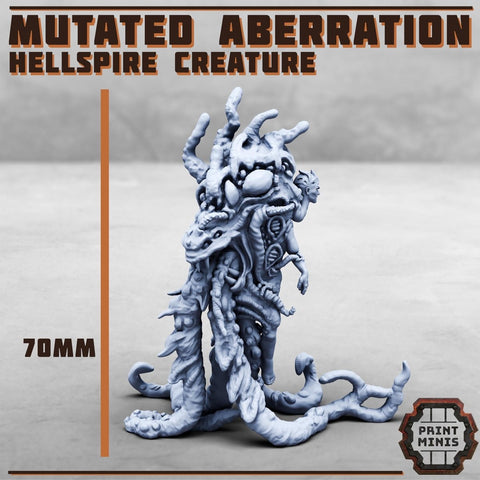 Mutated Aberration - Hellspire Creature - HamsterFoundry - Print Minis