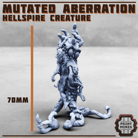 Mutated Aberration - Hellspire Creature - HamsterFoundry - Print Minis