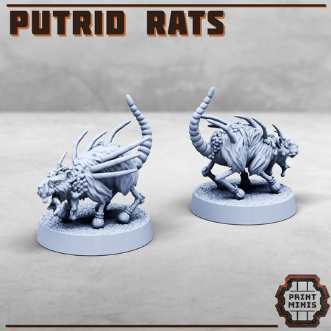 Putrid Rats - HamsterFoundry - Print Minis