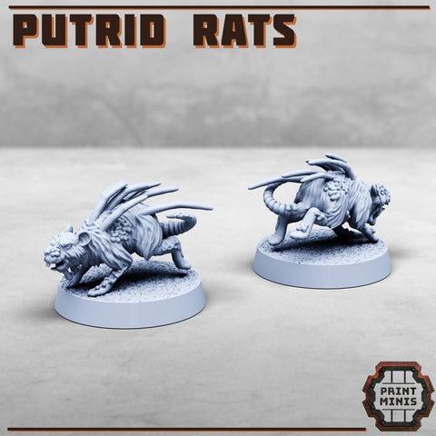 Putrid Rats - HamsterFoundry - Print Minis