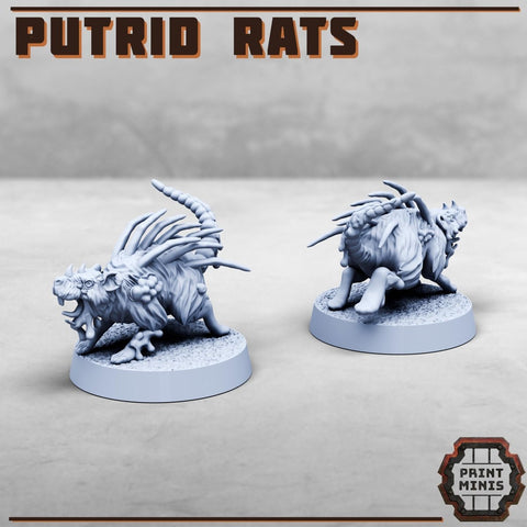 Putrid Rats - HamsterFoundry - Print Minis