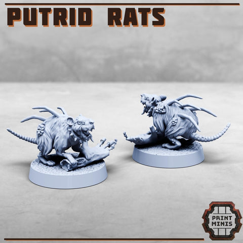 Putrid Rats - HamsterFoundry - Print Minis