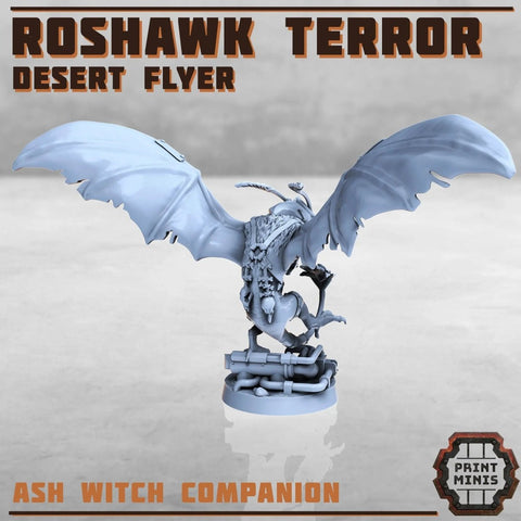 Roshawk Terror - Desert Flyer - HamsterFoundry - Print Minis