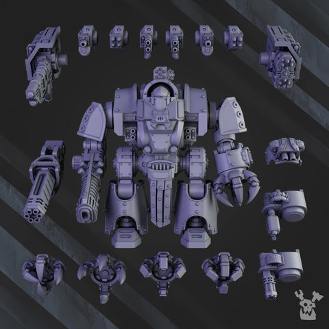 Space Knights Heavy Walker - HamsterFoundry - HamsterFoundry