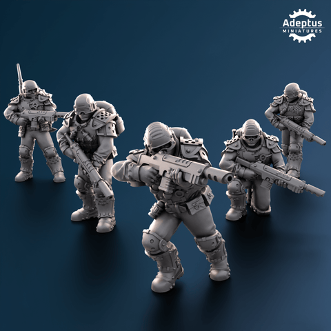 Squad Greyplate Troops - HamsterFoundry - Redmakers