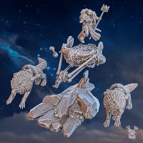 Stormpride Sisters - Jarl Arna on Stormchariot - HamsterFoundry - HamsterFoundry