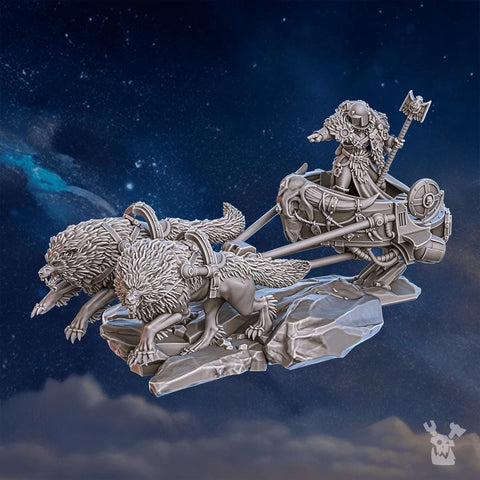 Stormpride Sisters - Jarl Arna on Stormchariot - HamsterFoundry - HamsterFoundry