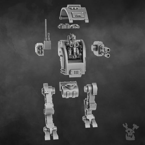 The Ork Slayers Stomper Mech - HamsterFoundry - HamsterFoundry