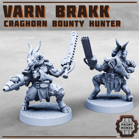 Varn Brakk - Craghorn - HamsterFoundry - Print Minis