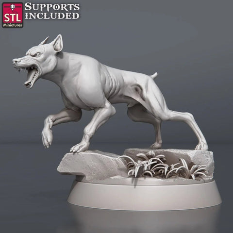 Wild dogs set - HamsterFoundry - STL Miniatures