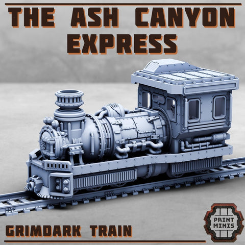 Ash Canyon Express - Grimdark Train - HamsterFoundry - HamsterFoundry