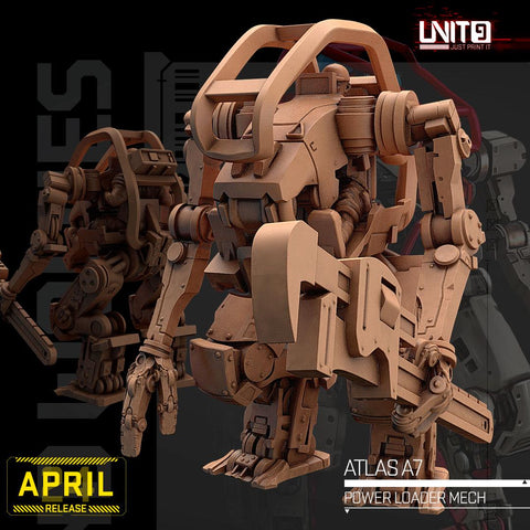 Atlas A7 - Power loader mech - HamsterFoundry - Unit 9