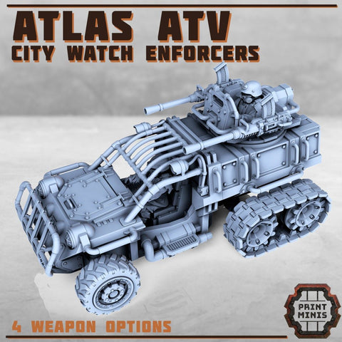 Atlas ATV City watch enforcer vehicle - HamsterFoundry - HamsterFoundry