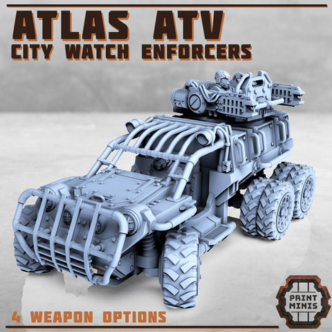 Atlas ATV City watch enforcer vehicle - HamsterFoundry - HamsterFoundry