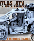 Atlas ATV City watch enforcer vehicle - HamsterFoundry - Print Minis