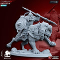 Big Grey Orc Warg Riders 892 - HamsterFoundry - HamsterFoundry