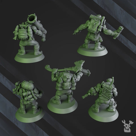 Blak Orks Mob - HamsterFoundry - HamsterFoundry