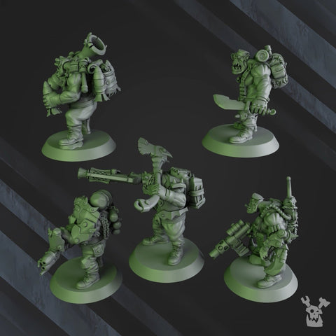 Blak Orks Mob - HamsterFoundry - HamsterFoundry