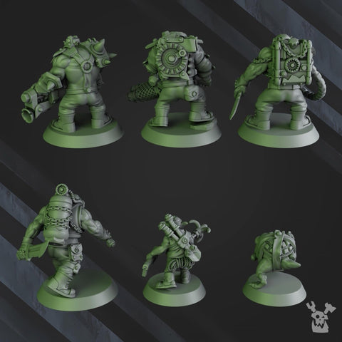 Blak Orks Mob (part 2) - HamsterFoundry - HamsterFoundry