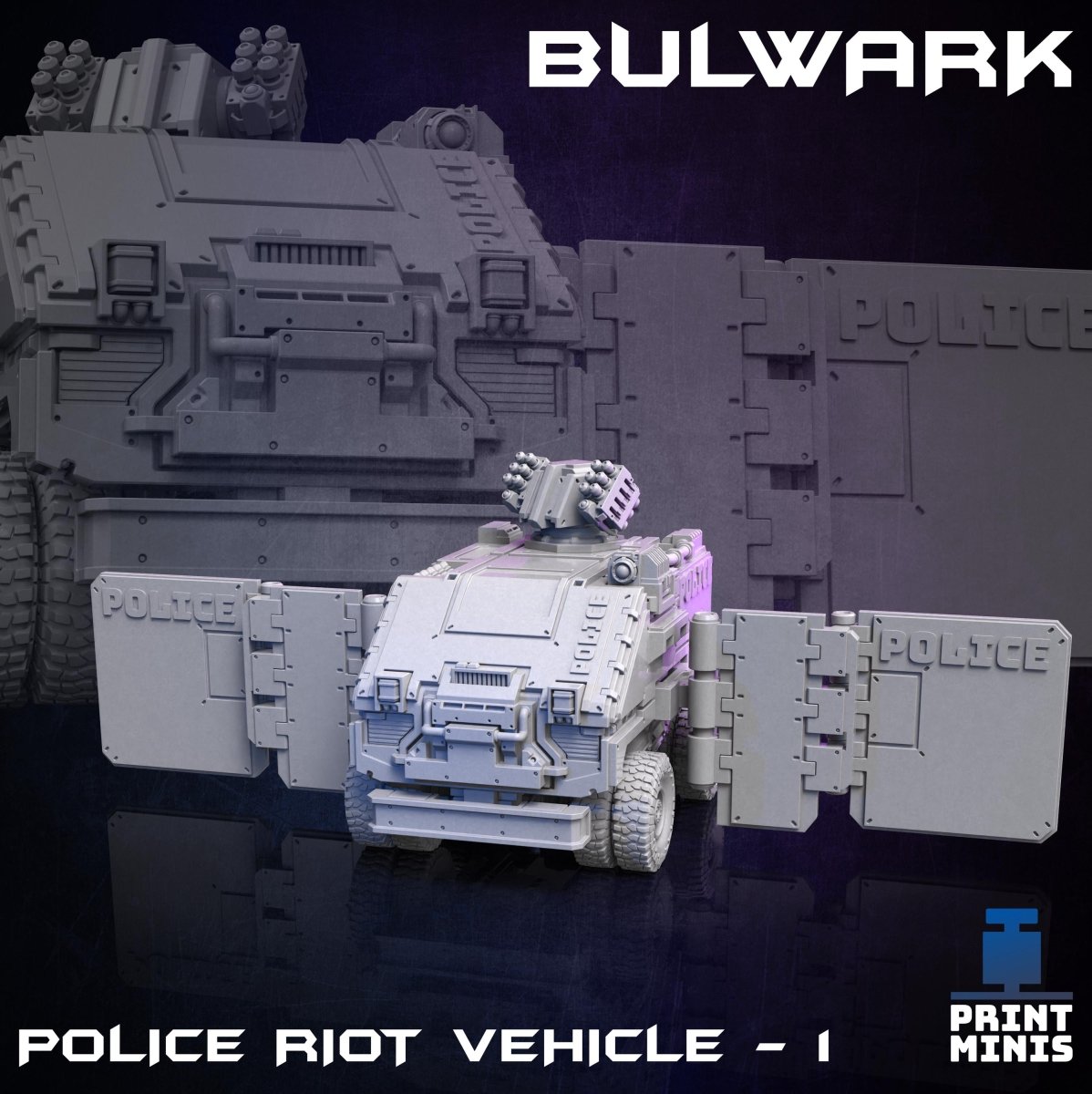 Bulwark - Police Riot Vehicle - HamsterFoundry - HamsterFoundry