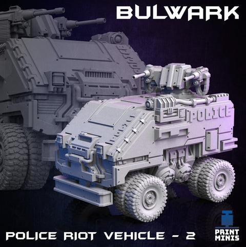 Bulwark - Police Riot Vehicle - HamsterFoundry - HamsterFoundry