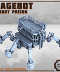 CageBot - Robot Prison - HamsterFoundry - Print Minis