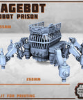 CageBot - Robot Prison - HamsterFoundry - Print Minis