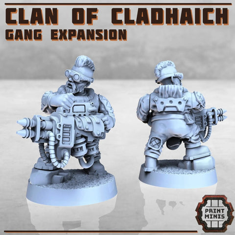 Clan of Cladhaich - Expansion Gang - HamsterFoundry - Print Minis