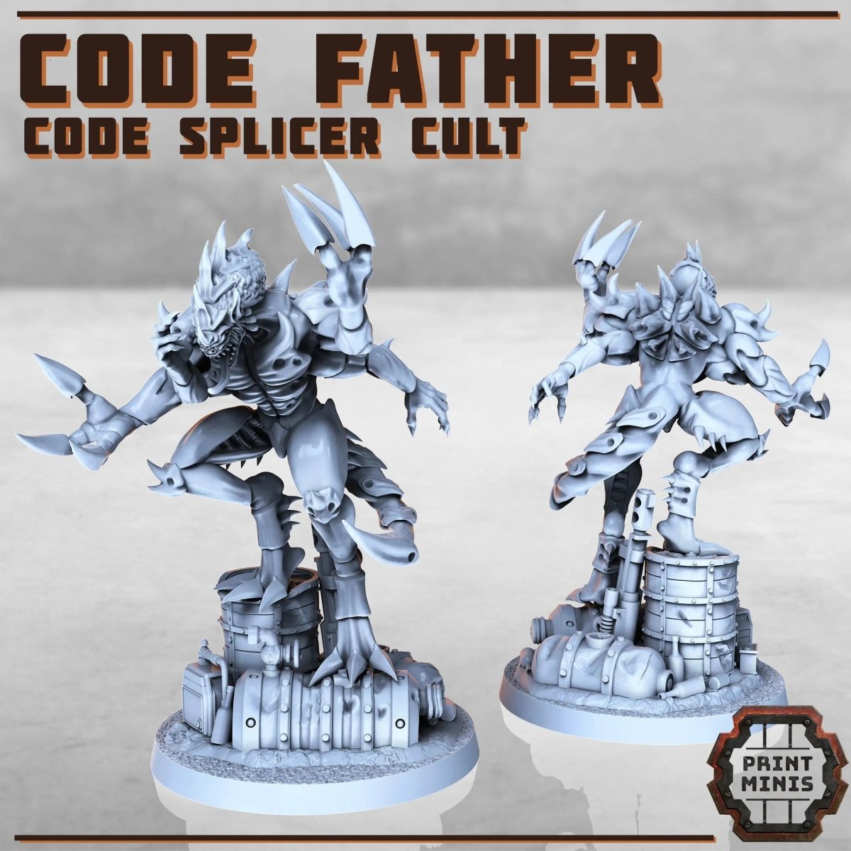 Code father and minions - HamsterFoundry - Print Minis