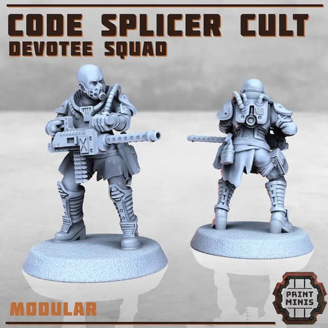 Code splicer cult members - HamsterFoundry - Print Minis