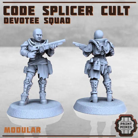 Code splicer cult members - HamsterFoundry - Print Minis