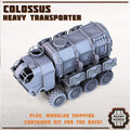 Colossus Heavy Transporter - Complete Modular Kit - HamsterFoundry - Print Minis