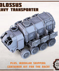 Colossus Heavy Transporter - Complete Modular Kit - HamsterFoundry - Print Minis